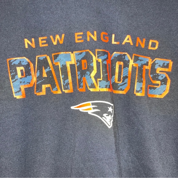 New England Patriots Navy Blue Shirt XL NFL MA Tom Brady - Picture 3 of 5